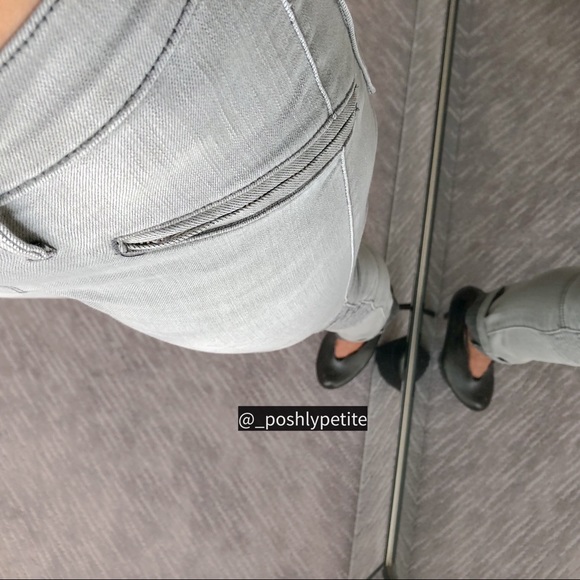 Black Orchid grey motto mid-waist skinny jeans - Picture 7 of 16